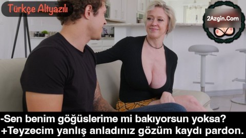 Arkadaşının Annesiyle Sohbet Ederken Gözü Memelere Kayıyor – Porno izle