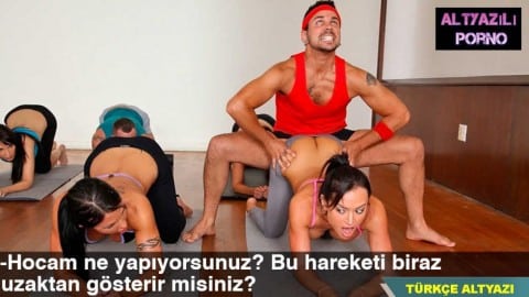 Kadınlara aerobik yaptıran sapık hoca hepsini avuçluyor